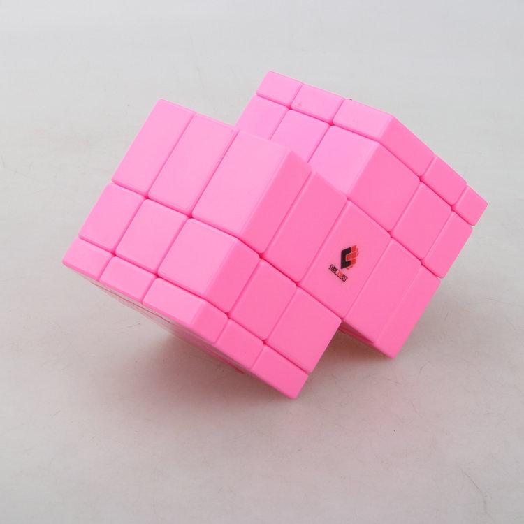 (image for) Cubetwist 2‑in‑3 Mirror Siamese Cube 3x3 Limited‑Rotation Conjoined Twisty Puzzle