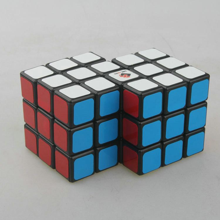 (image for) CubeTwist 2‑Link‑6 Siamese Cube, Restricted‑Rotation Connected 3x3 Puzzle Cube