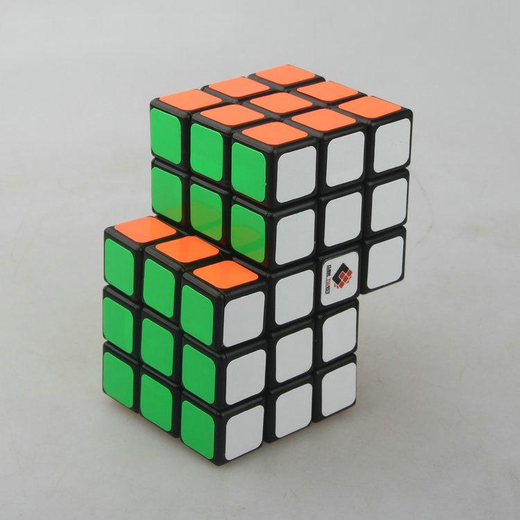 (image for) CubeTwist 2‑Link‑6 Siamese Cube, Restricted‑Rotation Connected 3x3 Puzzle Cube
