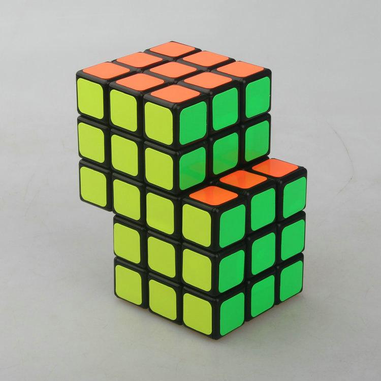 (image for) CubeTwist 2‑Link‑6 Siamese Cube, Restricted‑Rotation Connected 3x3 Puzzle Cube