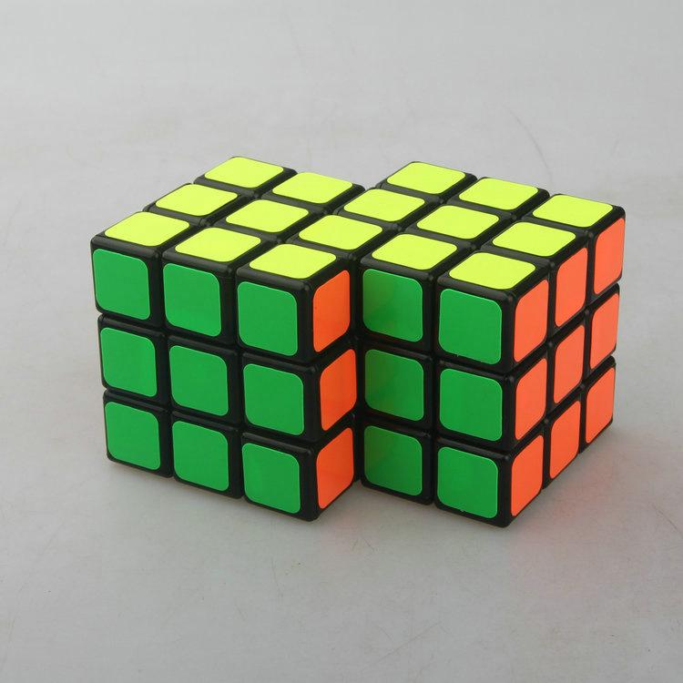 (image for) CubeTwist 2‑Link‑6 Siamese Cube, Restricted‑Rotation Connected 3x3 Puzzle Cube