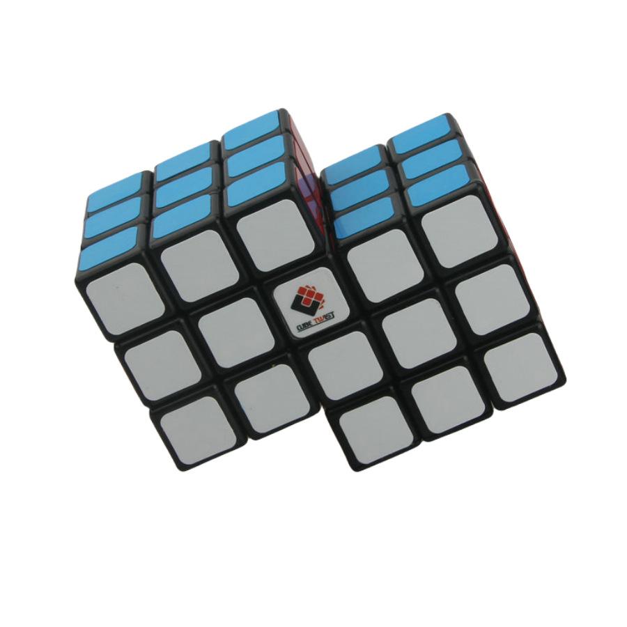 (image for) CubeTwist 2‑Link‑6 Siamese Cube, Restricted‑Rotation Connected 3x3 Puzzle Cube