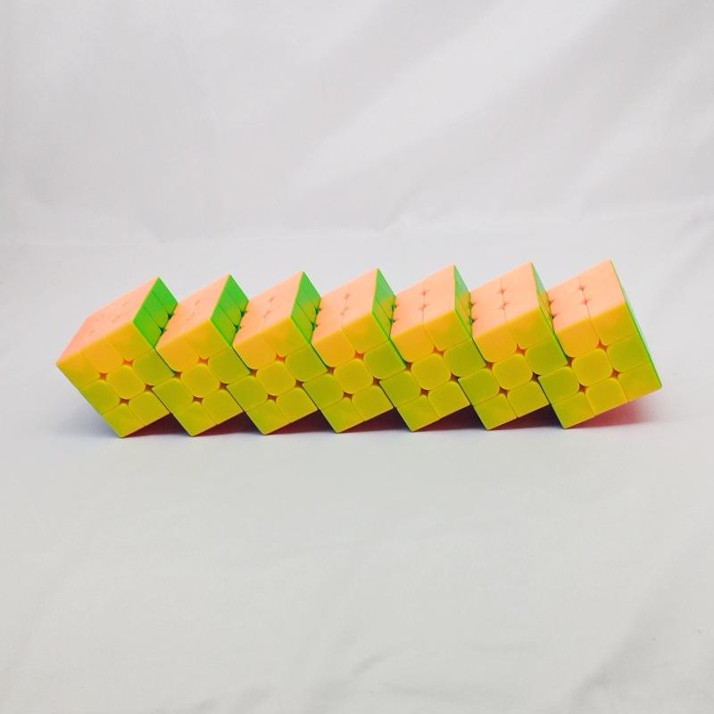 (image for) CubeTwist Extended‑Length 3x3 Siamese Conjoined Cube, 7‑6 / 8‑6 /9‑6 /10‑6 Rotation‑Limited Magic Cube
