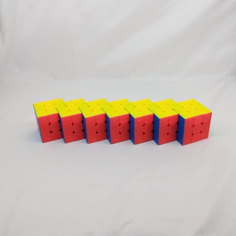 (image for) CubeTwist Extended‑Length 3x3 Siamese Conjoined Cube, 7‑6 / 8‑6 /9‑6 /10‑6 Rotation‑Limited Magic Cube
