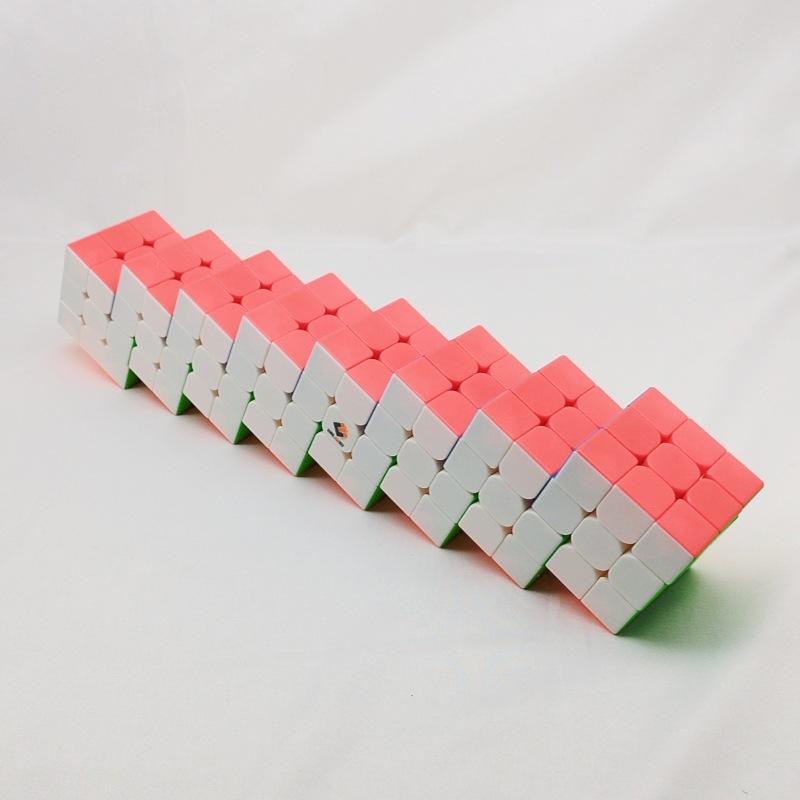(image for) CubeTwist Extended‑Length 3x3 Siamese Conjoined Cube, 7‑6 / 8‑6 /9‑6 /10‑6 Rotation‑Limited Magic Cube