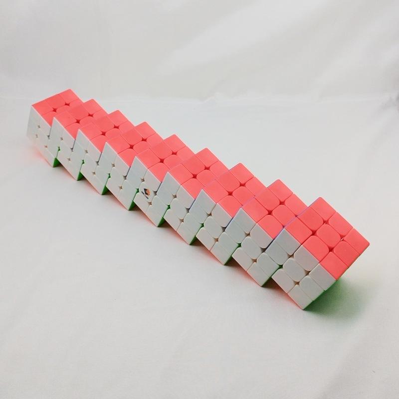 (image for) CubeTwist Extended‑Length 3x3 Siamese Conjoined Cube, 7‑6 / 8‑6 /9‑6 /10‑6 Rotation‑Limited Magic Cube