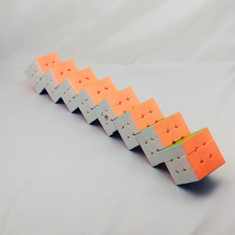(image for) CubeTwist Extended‑Length 3x3 Siamese Conjoined Cube, 7‑6 / 8‑6 /9‑6 /10‑6 Rotation‑Limited Magic Cube