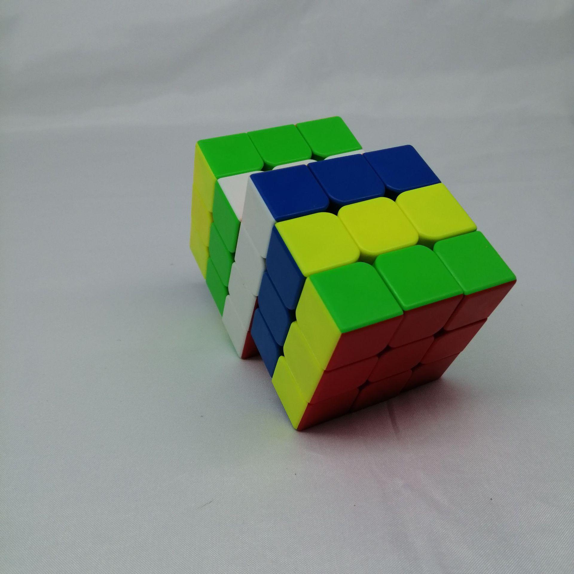 (image for) CubeTwist 2‑6 to 6‑6 Color Siamese Cube, Restricted‑Rotation Connected Twisty Puzzle, Custom N‑6 Available