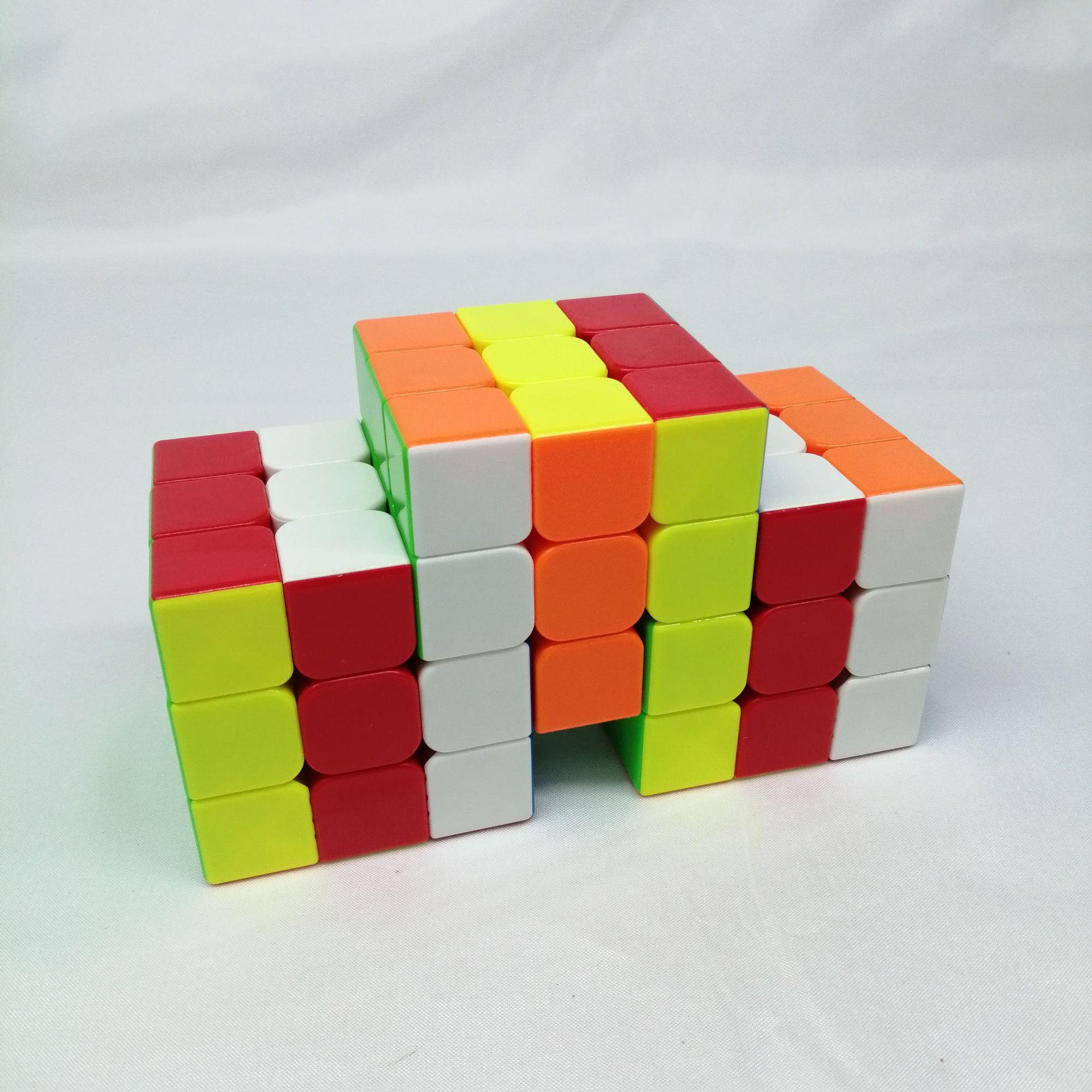 (image for) CubeTwist 2‑6 to 6‑6 Color Siamese Cube, Restricted‑Rotation Connected Twisty Puzzle, Custom N‑6 Available