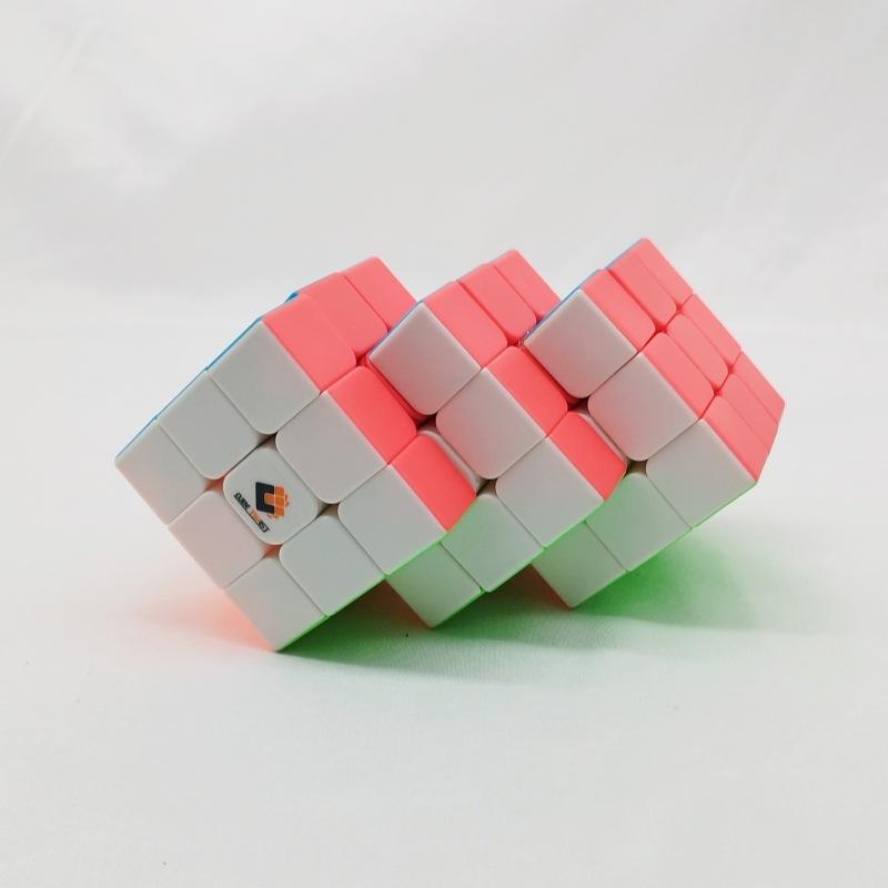 (image for) CubeTwist 3×3 Triple‑8 Siamese Cube, Rotation‑Limited Connected Puzzle