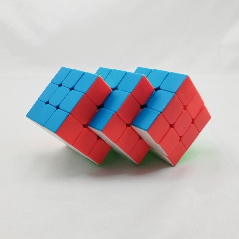 (image for) CubeTwist 3×3 Triple‑8 Siamese Cube, Rotation‑Limited Connected Puzzle