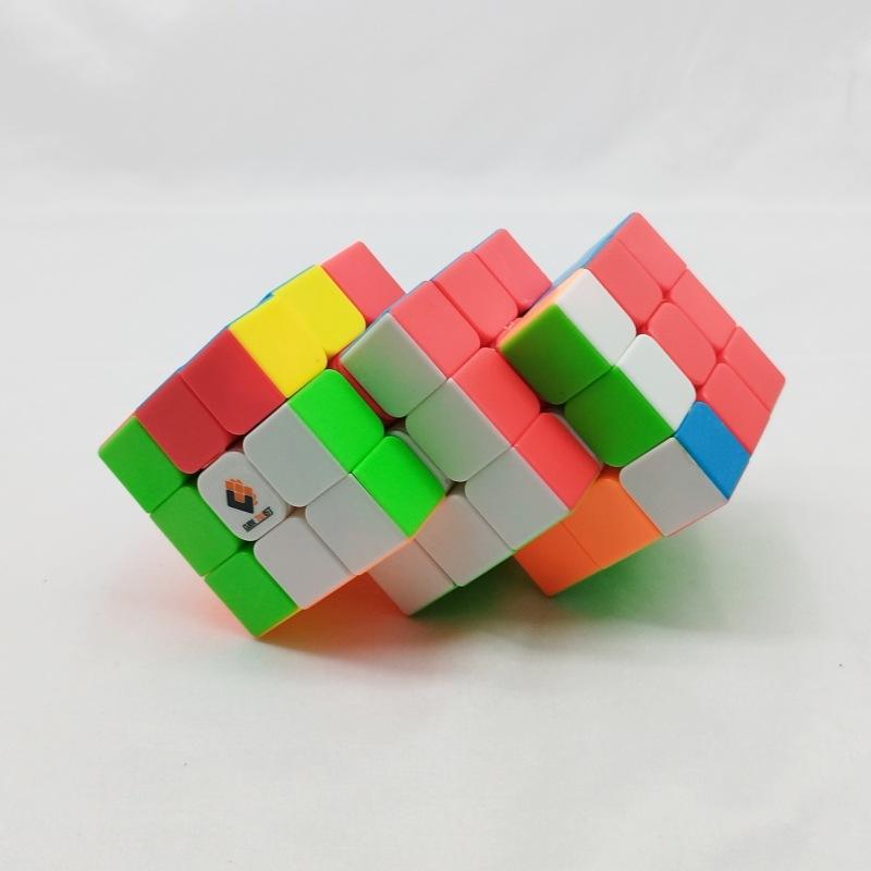 (image for) CubeTwist 3×3 Triple‑8 Siamese Cube, Rotation‑Limited Connected Puzzle