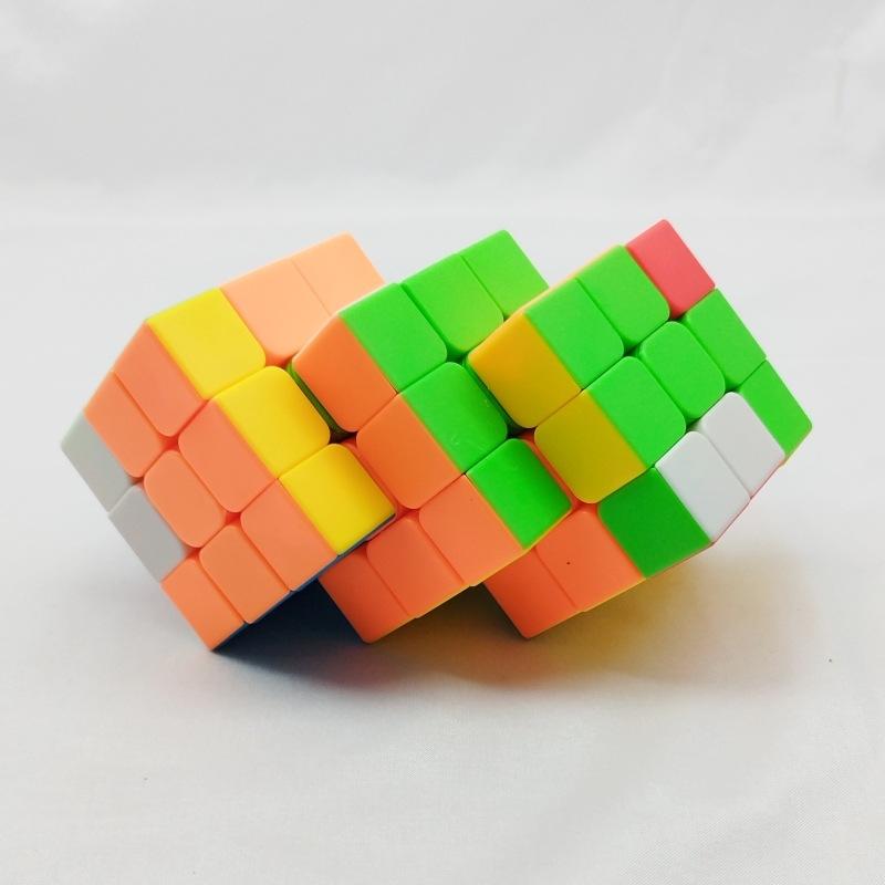 (image for) CubeTwist 3×3 Triple‑8 Siamese Cube, Rotation‑Limited Connected Puzzle