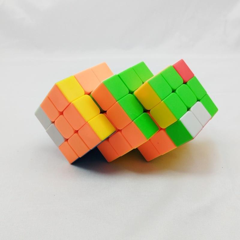 (image for) CubeTwist 3×3 Triple‑8 Siamese Cube, Rotation‑Limited Connected Puzzle