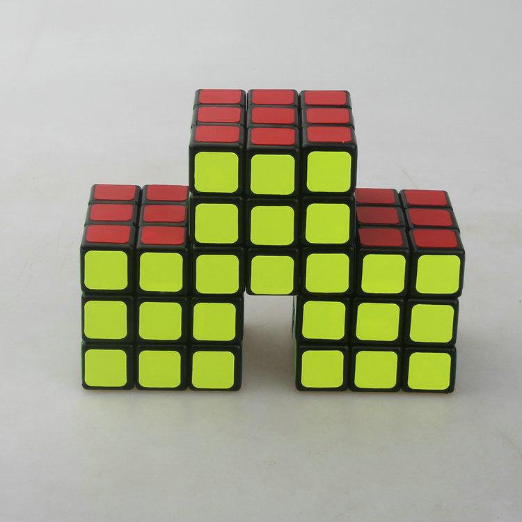 (image for) CubeTwist Great Wall Cube, 3‑in‑3 Siamese Connected 3x3 Twisty Puzzle, Restricted‑Rotation Mod Cube
