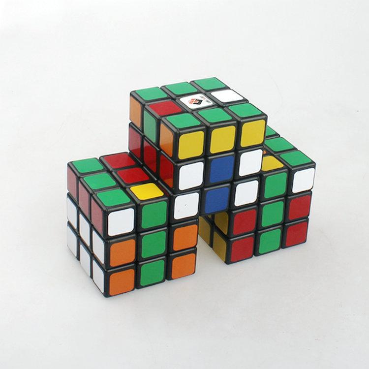 (image for) CubeTwist Great Wall Cube, 3‑in‑3 Siamese Connected 3x3 Twisty Puzzle, Restricted‑Rotation Mod Cube