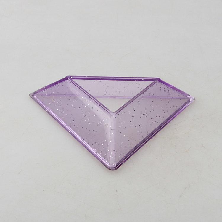(image for) X-Cube Magic Cube Display Stand, Transparent Triangle Cube Holder, Speed Cube Accessory