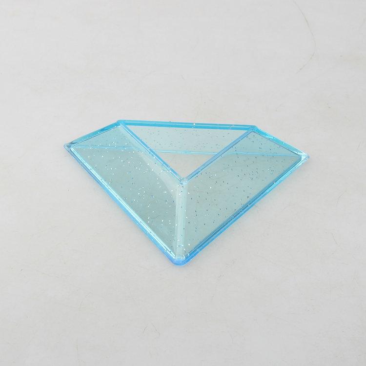 (image for) X-Cube Magic Cube Display Stand, Transparent Triangle Cube Holder, Speed Cube Accessory