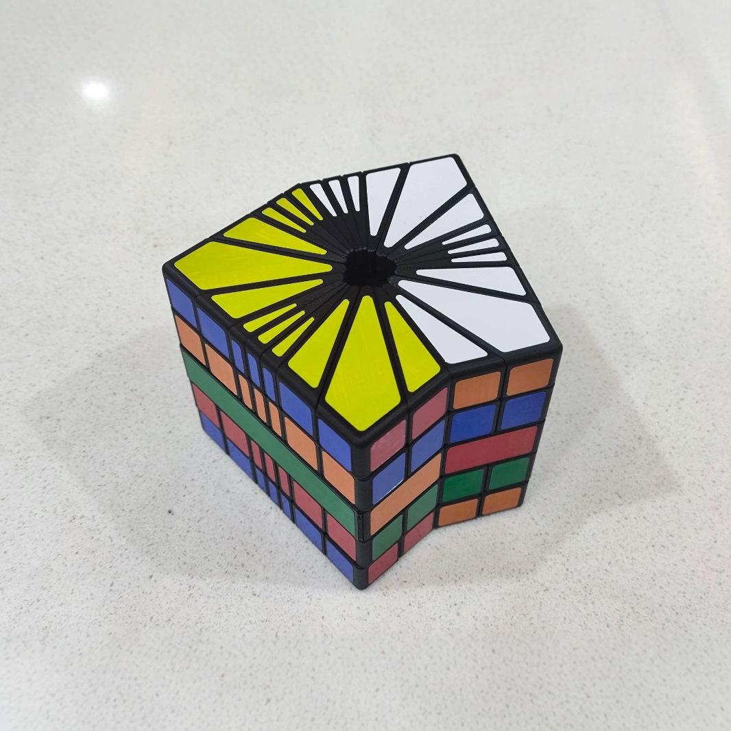 (image for) 5-Layers Square-5 Cube, SQ5 High Level Irregular Magic Cube, 3D Printed Collectible Twisty Puzzle Toy