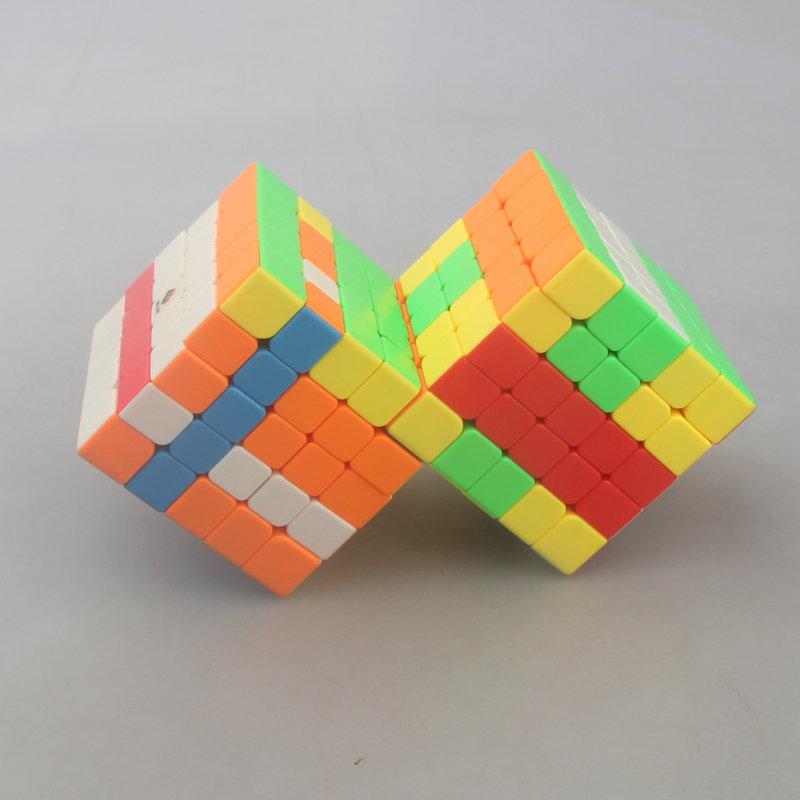 (image for) CubeTwist Higher‑Order Siamese Cube 4x4 Connected Bandaged Puzzle Rotation‑Limited Magic Cube