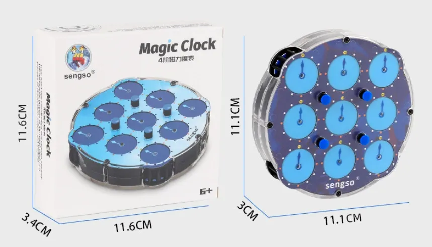 (image for) SengSo 3x3 / 4x4 / 5x5 Magnetic Magic Clock
