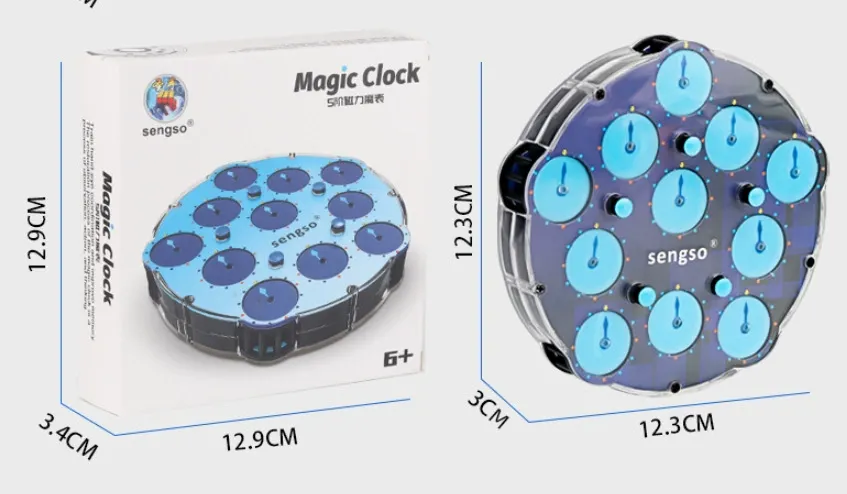 (image for) SengSo 3x3 / 4x4 / 5x5 Magnetic Magic Clock