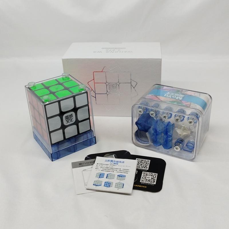 (image for) MoYu WeiLong WR MagLev 3x3 Speed Cube, WRM Record Magnetic Version, Professional Competition 3x3 Puzzle Toy