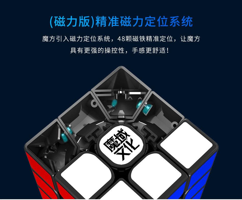 (image for) MoYu WeiLong WR MagLev 3x3 Speed Cube, WRM Record Magnetic Version, Professional Competition 3x3 Puzzle Toy