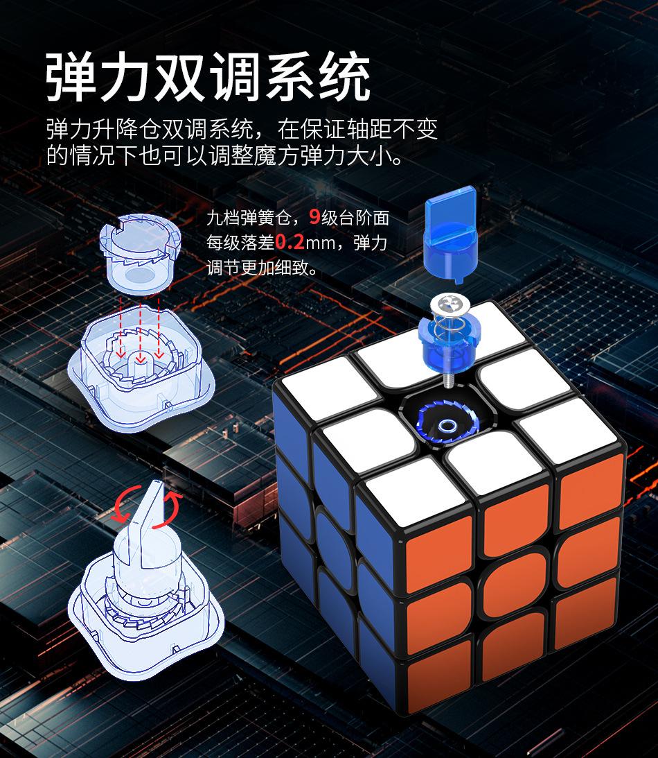 (image for) MoYu Meilong M Magnetic Speed Cube Set, 2M/3M V2/4M/5M, Pyramid & RS3M 3x3 Magnetic Puzzle Toy