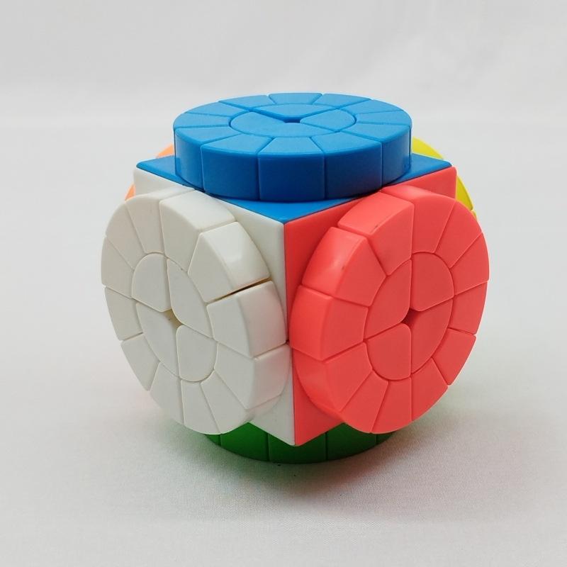 (image for) Cubetwist Colorful 6‑Color Time Machine Cube Time‑Wheel Complex Geometry Twist Puzzle