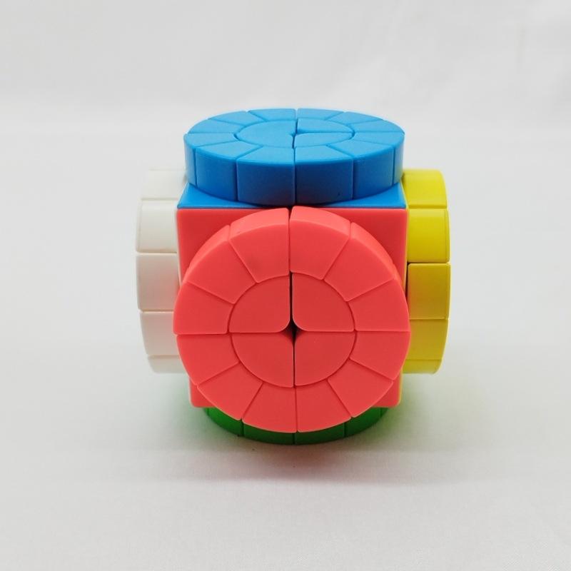 (image for) Cubetwist Colorful 6‑Color Time Machine Cube Time‑Wheel Complex Geometry Twist Puzzle