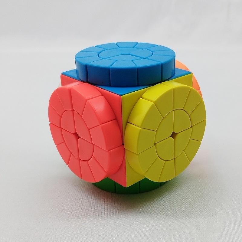 (image for) Cubetwist Colorful 6‑Color Time Machine Cube Time‑Wheel Complex Geometry Twist Puzzle
