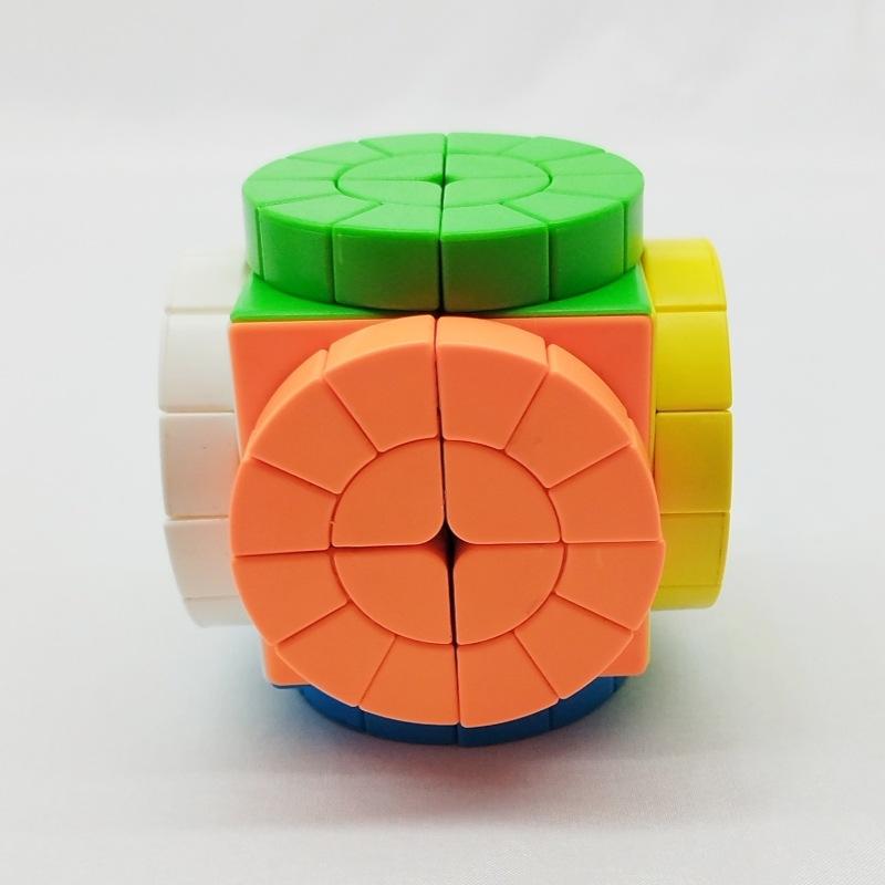 (image for) Cubetwist Colorful 6‑Color Time Machine Cube Time‑Wheel Complex Geometry Twist Puzzle