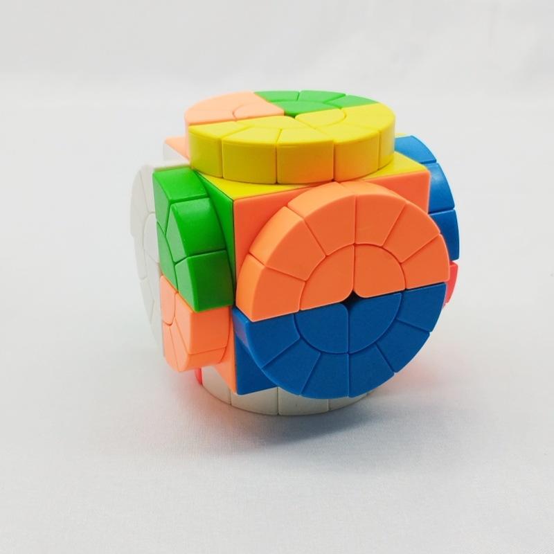 (image for) Cubetwist Colorful 6‑Color Time Machine Cube Time‑Wheel Complex Geometry Twist Puzzle