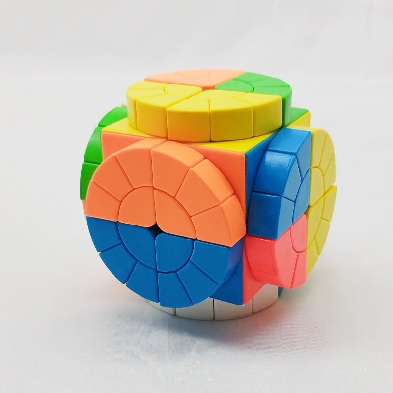 (image for) Cubetwist Colorful 6‑Color Time Machine Cube Time‑Wheel Complex Geometry Twist Puzzle