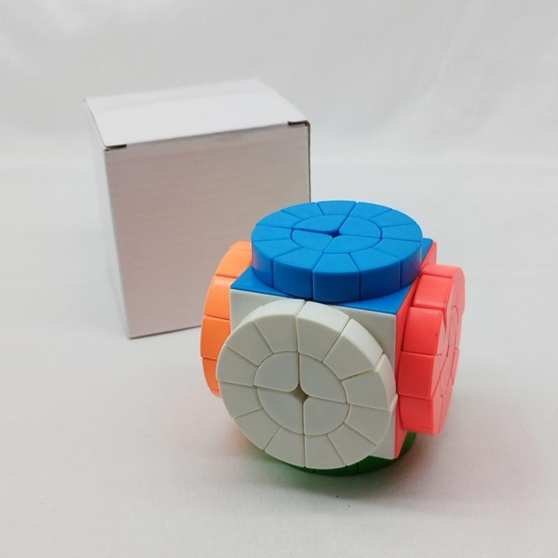 (image for) Cubetwist Colorful 6‑Color Time Machine Cube Time‑Wheel Complex Geometry Twist Puzzle