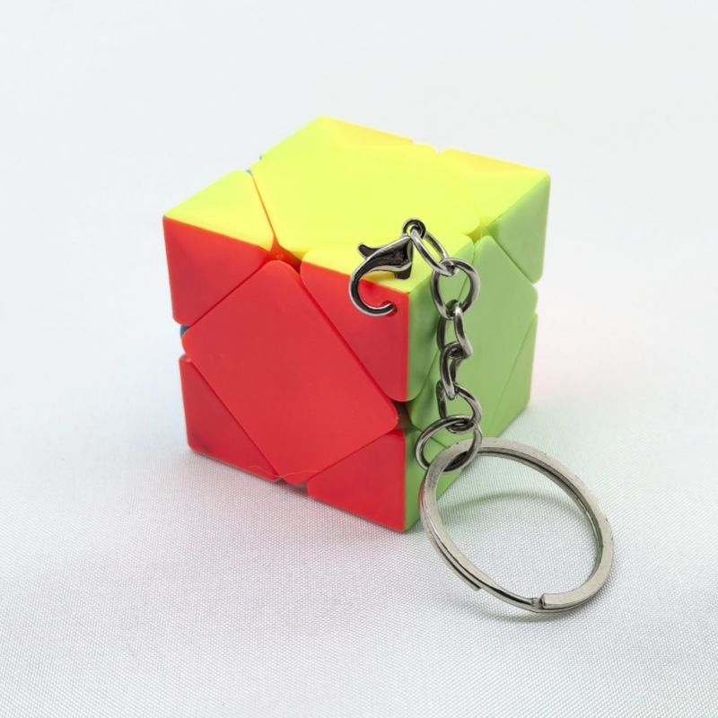 (image for) X-Cube 3cm Mini Cube Keychain Series Dinosaur Skewb Center Ball Cylinder Pocket Fidget Puzzle Toy