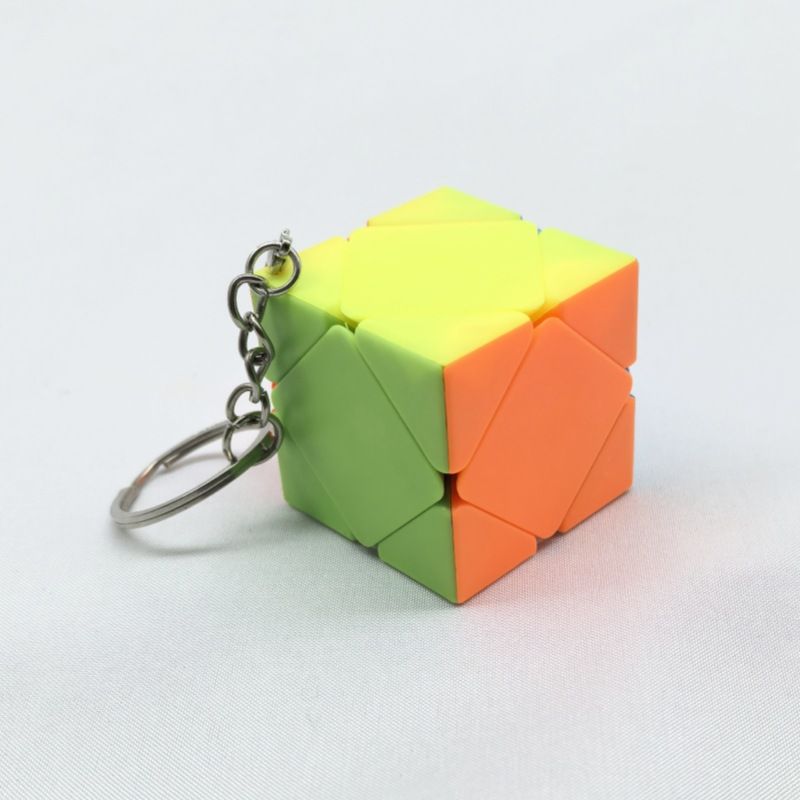 (image for) X-Cube 3cm Mini Cube Keychain Series Dinosaur Skewb Center Ball Cylinder Pocket Fidget Puzzle Toy