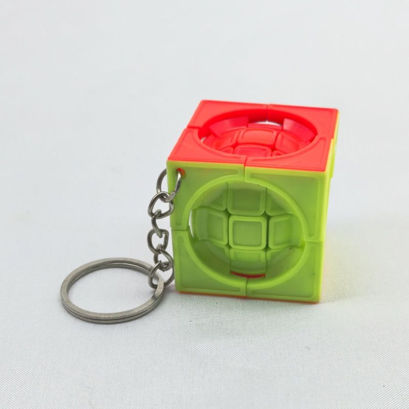 (image for) X-Cube 3cm Mini Cube Keychain Series Dinosaur Skewb Center Ball Cylinder Pocket Fidget Puzzle Toy