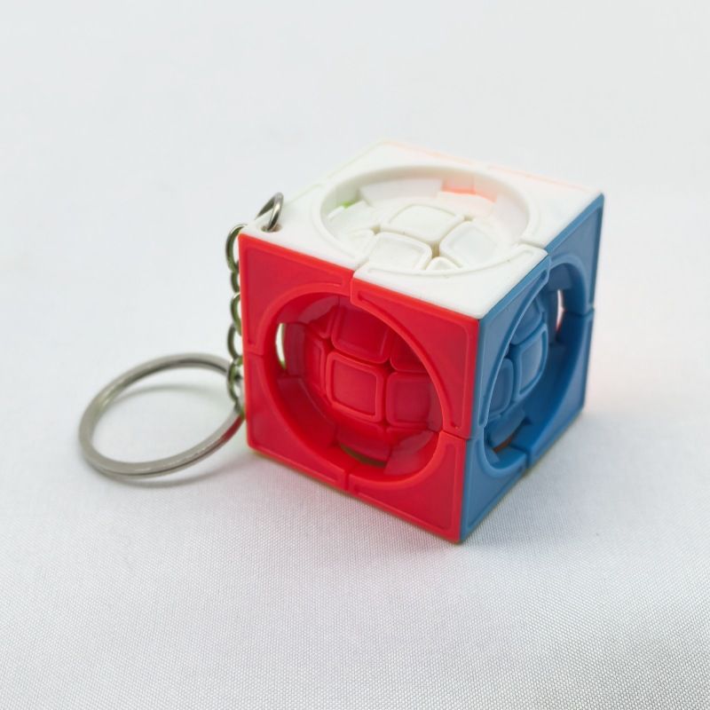 (image for) X-Cube 3cm Mini Cube Keychain Series Dinosaur Skewb Center Ball Cylinder Pocket Fidget Puzzle Toy