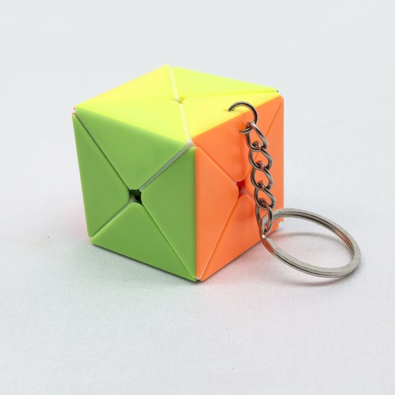 (image for) X-Cube 3cm Mini Cube Keychain Series Dinosaur Skewb Center Ball Cylinder Pocket Fidget Puzzle Toy