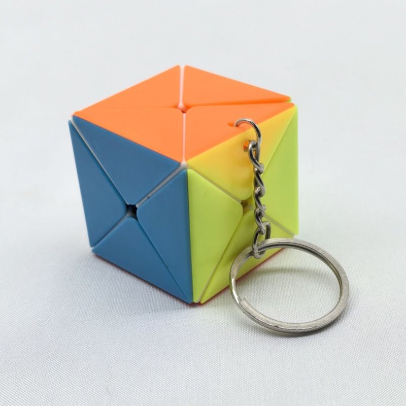 (image for) X-Cube 3cm Mini Cube Keychain Series Dinosaur Skewb Center Ball Cylinder Pocket Fidget Puzzle Toy