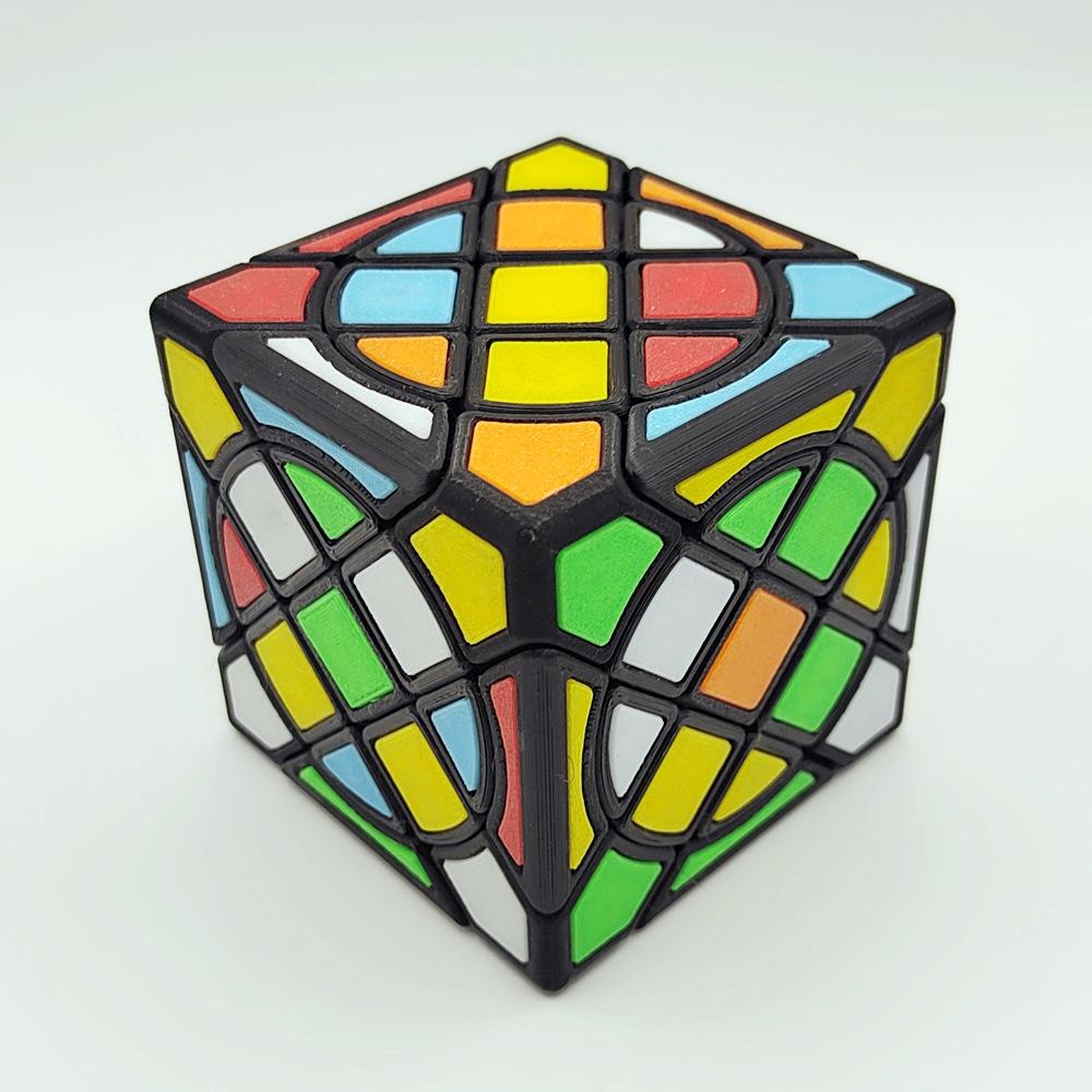 (image for) ZEPuzzles Circle Compy Cube, 3D Printed PETG Irregular Magic Cube, High Difficulty Collectible Twisty Puzzle