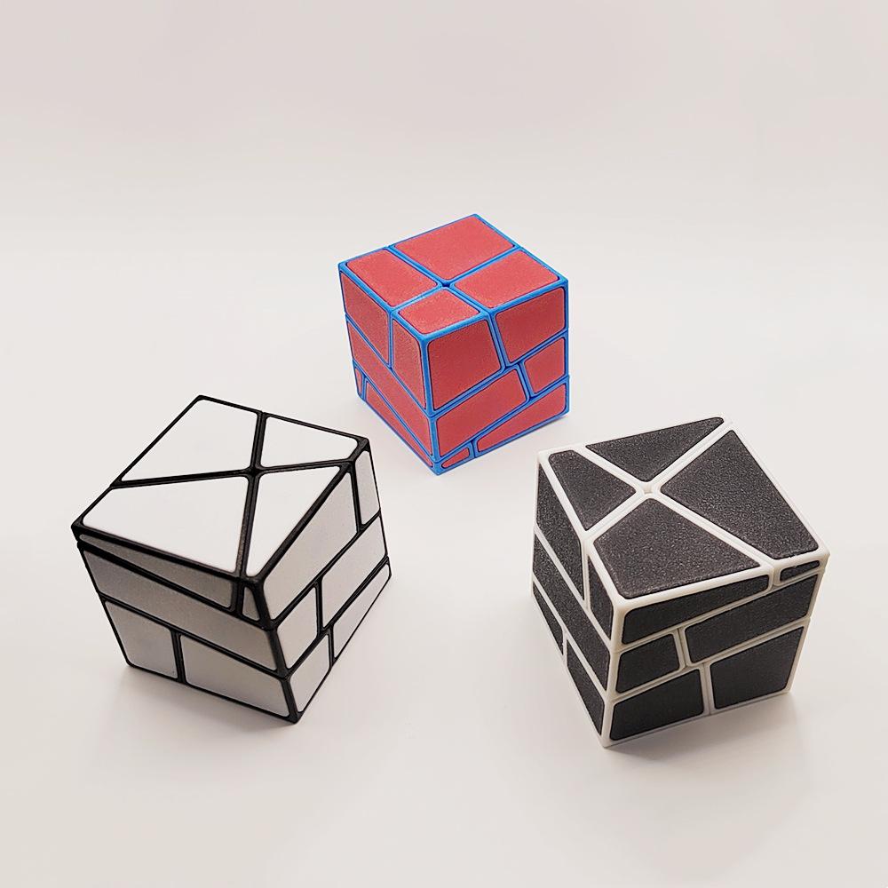 (image for) ZEPuzzles Ghost Square-0 Irregular Magic Cube, PETG 3D Printed Twisty Puzzle, Collectible Brain Teaser Toy