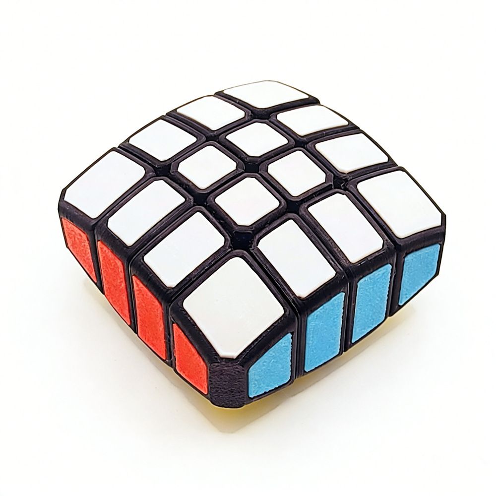 (image for) Zepuzzles PETG 3D Printed 1x4x4 Floppy 144 Cube Special Irregular Collectible Puzzle Toy
