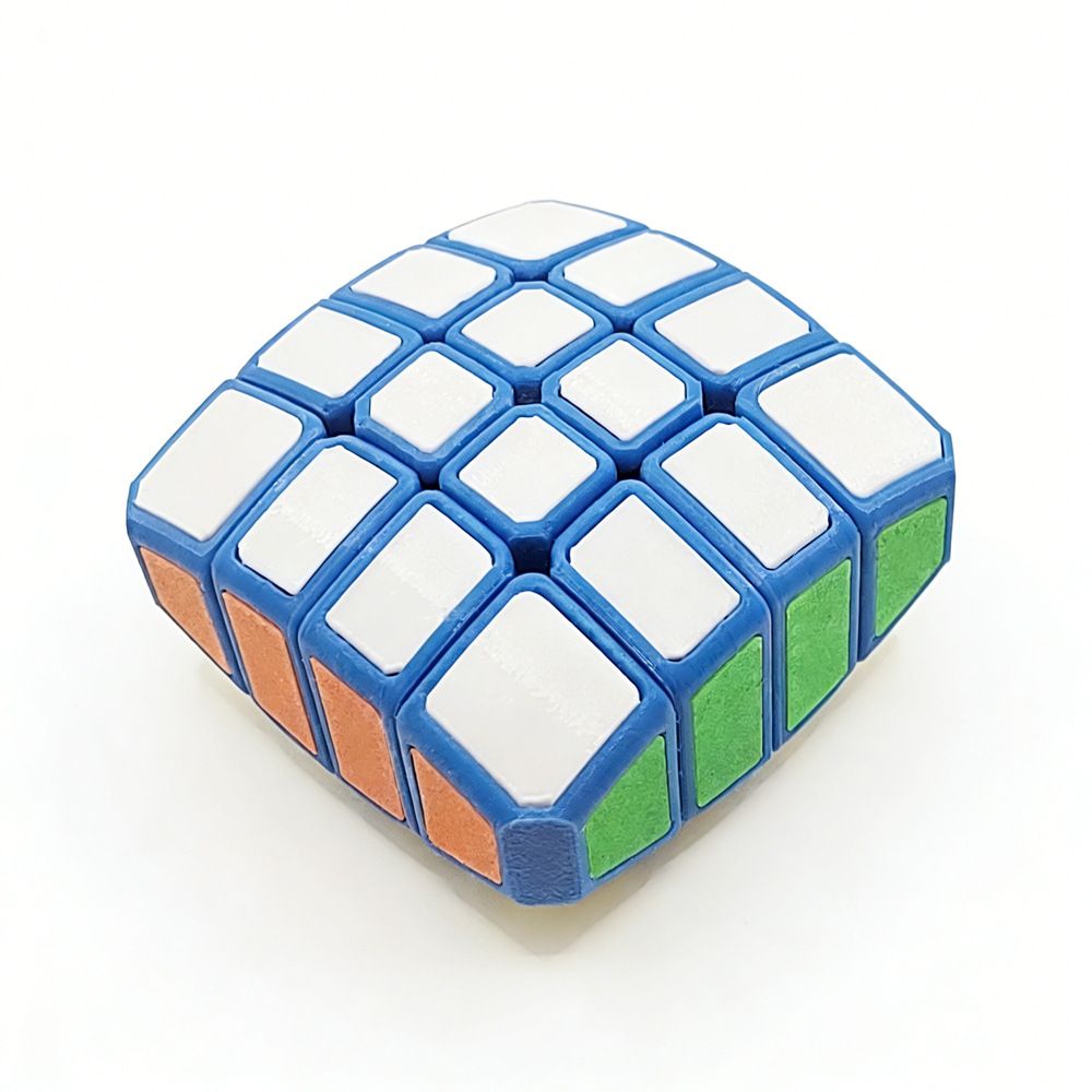 (image for) Zepuzzles PETG 3D Printed 1x4x4 Floppy 144 Cube Special Irregular Collectible Puzzle Toy