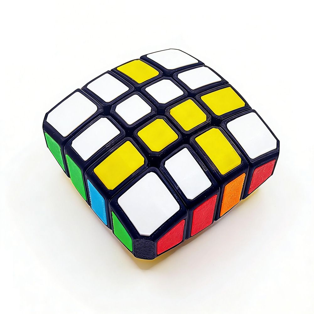 (image for) Zepuzzles PETG 3D Printed 1x4x4 Floppy 144 Cube Special Irregular Collectible Puzzle Toy