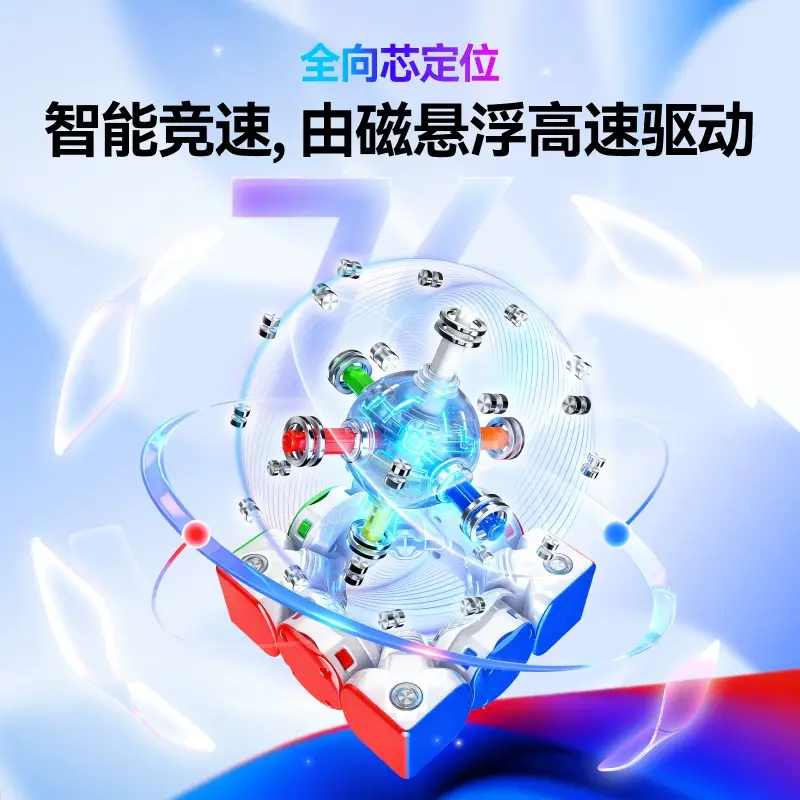 (image for) GAN i4 Smart Magnetic 3x3 Speed Cube, Maglev UV / Leap Matte Version Competition Puzzle Toy